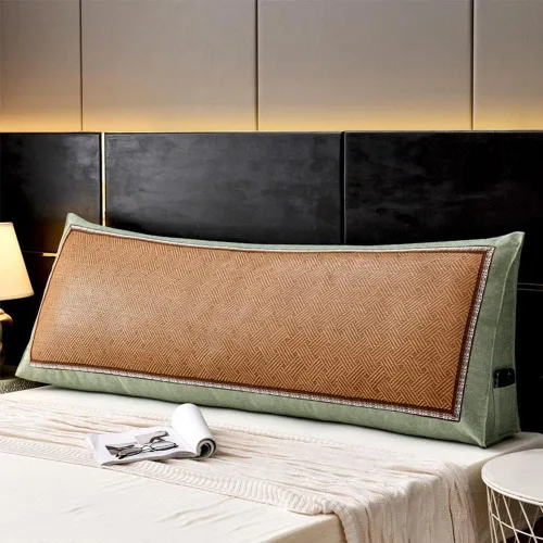 Miniatura 3 de Almohada triangular para cabecero, cojín triangular suave, almohada de lectura, respaldo grande, soporte de posicionamiento, almohada de cuña