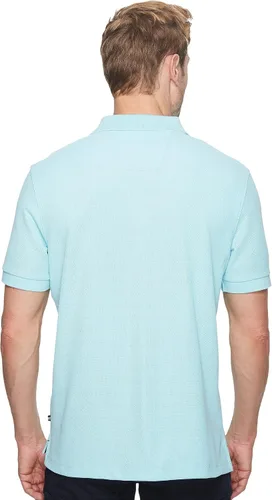 Miniatura 85 de Nautica playera polo clásica de mangas cortas, color sólido, para hombre