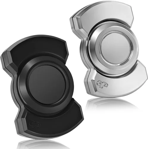 Miniatura 8 de Juguete giratorio 3 en 1 para adultos, deslizador de metal, con clicker, magnético para hombres adultos, juguete de escritorio de oficina, alivio