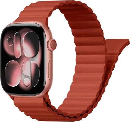 Miniatura 17 de BXUXOHS - Bandas deportivas magnéticas para Apple Watch de 40mm, 38mm, 41mm, 42mm, 44mm, 45mm, 46mm, iWatch para mujeres y hombres, correa