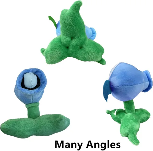 Miniatura 5 de JHESAO 8 "Plantas de guisantes y zombies Peashooter Plush Zombies Toys PVZ Plush 1 2 Peluche suave muñeca de guisante de hielo juguete nuevo