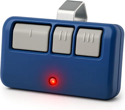 Miniatura 8 de 1 mini para LiftMaster Chamberlain Craftsman universal para puerta de garaje, 893LM 893Max 891LM 371LM 373LM 971LM 973LM 973LM, llavero de 2 botones