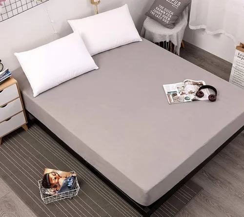 Miniatura 7 de Protector de colchón impermeable para cama transpirable con bolsillo profundo de hasta 12.0 in (negro, doble)