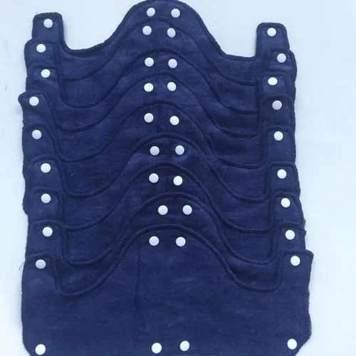 Miniatura 16 de Banda para el sudor para sombrero duro grande de color gris oscuro, forro de sombrero duro reutilizable y lavable de terry de algodón, se ajusta