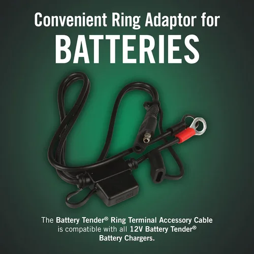 Miniatura 4 de Battery Tender - Arnés de terminal de anillo accesorio con cable - Adaptador de cable de 45,72 cm con desconexión rápida SAE - Fácil, rápido