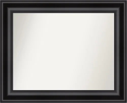 Miniatura 269 de Amanti Art Espejo personalizado, espejo de baño negro puente, espejo de pared o espejo de tocador de baño sobre el fregadero (26 x 26 pulgadas)