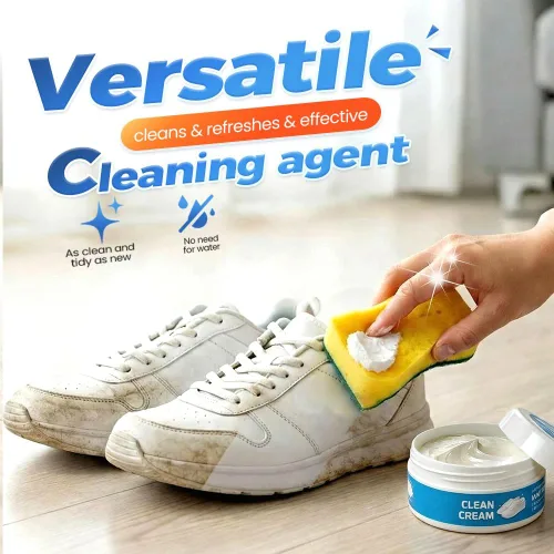 Miniatura 2 de Crema limpiadora de zapatos blanca multiusos, sin enjuague, brillo rápido, fácil de usar para zapatos de cuero, elimina la suciedad