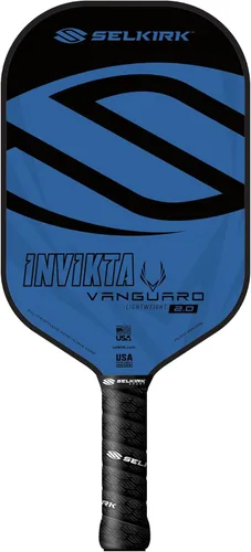 Miniatura 27 de Selkirk Sport Vanguard - Paleta híbrida de pickleball de fibra de carbono con núcleo de polipropileno X5, raquetas de pickleball 1.0 Rojo