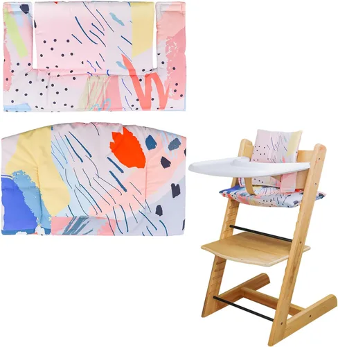 Cojín para Silla Alta, Suave y Cómodo para Cojín de Silla Alta Tripp Trapp, el Conjunto de Cojines para Tripp Trapp lo Hace Más Seguro y Más Cómodo