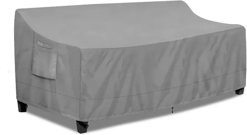 Miniatura 13 de PureFit Funda impermeable para sofá de exterior, funda para muebles de sofá de patio, funda de sofá biplaza de 2 plazas con ventilación de aire