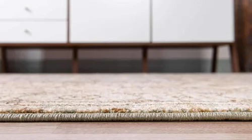 Miniatura 4 de Unique Loom Palace Collection - Alfombra rectangular (2 pies 2 pulgadas x 3 pies 1 pulgada, verde claro/marrón)