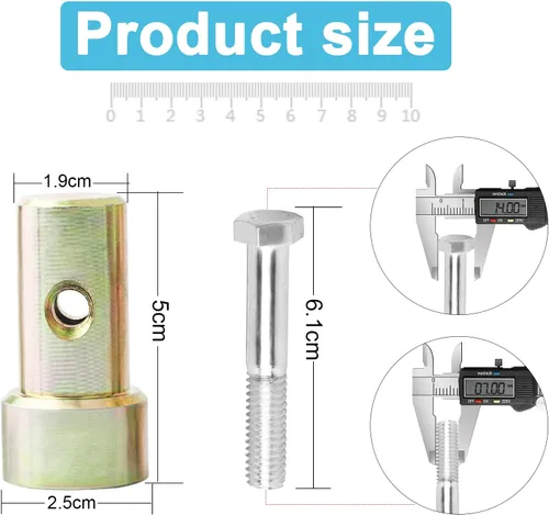 Miniatura 5 de Nuevo Mejorado Compatible con Tapco Brake Parte #11398 Kit de Tapón de Mango de Dobladillo Repuesto de Reparación de Freno de Revestimiento Pernos