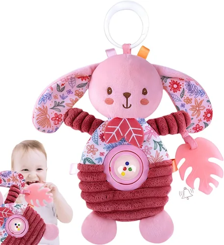 Miniatura 8 de Cochecito de bebé colgante de asiento de coche juguetes para bebés de 0 a 6 meses niña 0-2-3-4-5-7-8-9-10 6-12-18 meses de edad, regalos para recién
