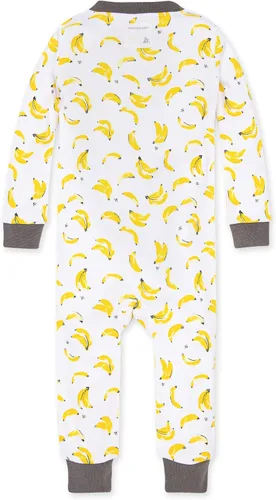 Miniatura 216 de Burt's Bees Baby - Pijama para bebés niñas de 100% algodón orgánico con cremallera frontal completa y pies cerrados antideslizantes