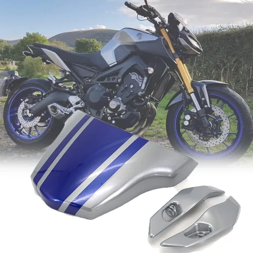 Para Yamaha MT-09 MT-09 2021 2022 Accesorios de motocicleta Asiento trasero del pasajero Cowl Solo Seat Protector de carenado MT-09 2021 2022 Gris