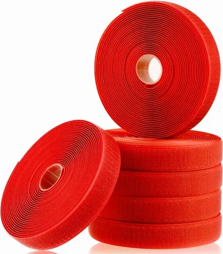Miniatura 9 de Zonon 6 rollos de tiras marcadoras de alfombra, cinta de suelo para aula, marcadores de alfombra de nailon para suministros escolares, alfombra