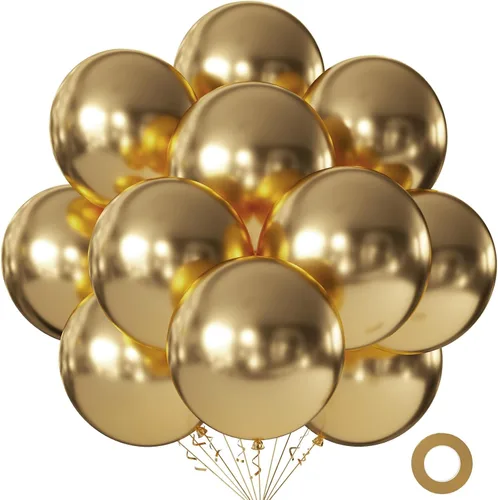 Miniatura 69 de KALOR Globos color morado ceniza de 18 pulgadas, 10 globos de látex mate, globos redondos grandes para bodas, baby shower, fiestas de cumpleaños