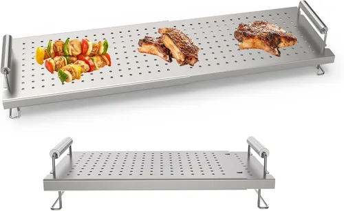 Miniatura 23 de 65054 Rejilla de calentamiento para Weber Genesis 300 SER E310 E330 S330 EP330 ESP310 ESP320 Estante superior para Webber Genesis Accesorios Estante