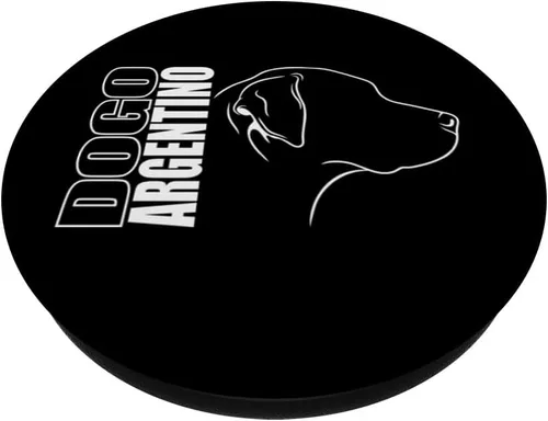 Miniatura 2 de Funny proud Dogo Argentino profile dog mom dog PopSockets Standard PopGrip