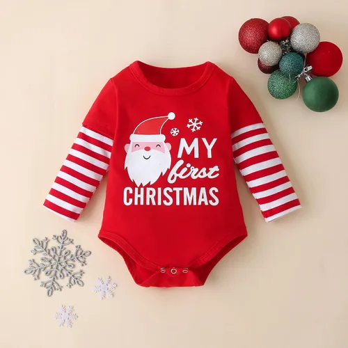 Miniatura 4 de VINUOKER Ropa de Navidad para bebé, conjuntos de ropa de Navidad para Año Nuevo, 3 piezas, conjuntos de ropa infantil