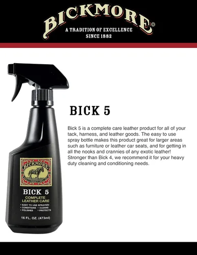 Miniatura 3 de Bickmore Bick 5 Cuidado completo del cuero, 16 fl oz