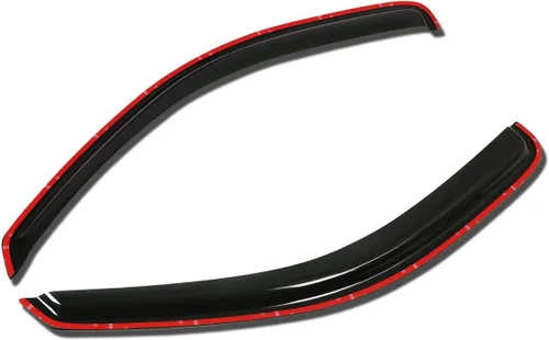 Miniatura 20 de Dodge Grand Caravan / Chrysler Town & Country protector deflector de lluvia, parasol para pegar en el vidrio, 2 unidades.