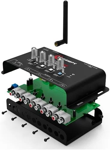 Miniatura 12 de Taramps Pro 2.4 BT Bluetooth DSP Crossover Full, procesador de señal digital, ecualizador de audio para automóvil con aplicación, ganancia de hasta