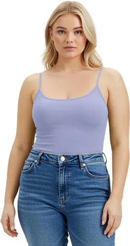 Miniatura 198 de Emmalise Camisola larga casual básica para mujer, con tirantes ajustables, top en capas