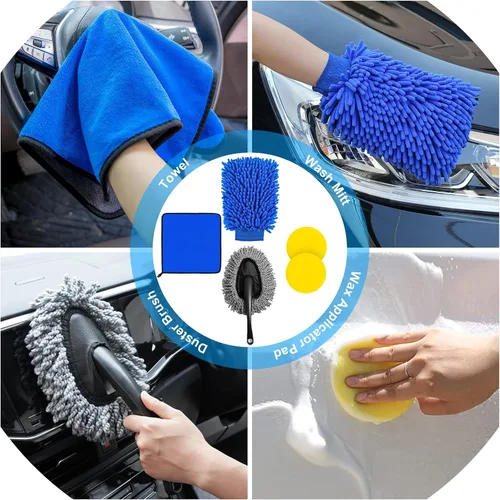 Miniatura 6 de Juego de 30 cepillos para detalles de coche, kit de detalles de coche, juego de cepillos de taladro para detalles de coche, cepillos de detalles