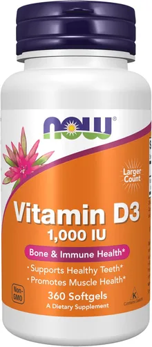 Vitamina D-3 de NOW Foods, NOW1117/490/1501, 1, 1