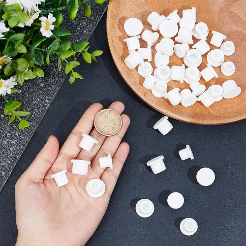Miniatura 3 de GORGECRAFT 50 tapones de goma de silicona para salero y pimentero de 5 tamaños, 0.394 in, 0.433 in, 0.472 in, 0.512 in, 0.551 in de diámetro