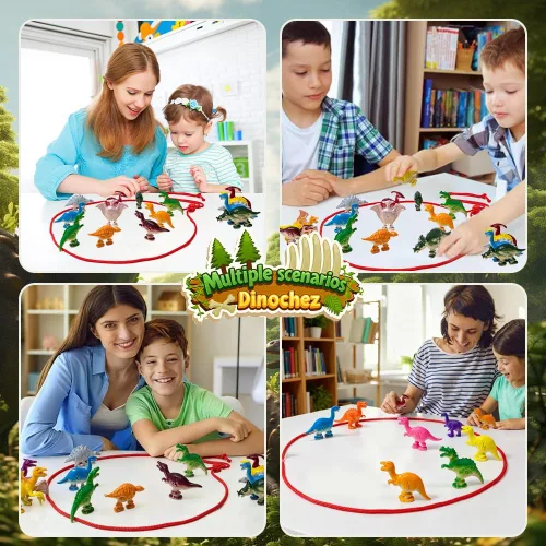 Miniatura 4 de Juego de ajedrez magnético con piedras, juego de ajedrez magnético con cuerda, juegos de roca magnética de dinosaurios, juego de cuerda magnética