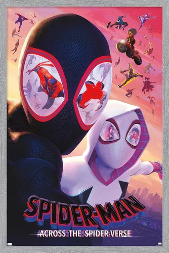 Miniatura 16 de Trends International Marvel Spider-Man: Across The Spider-Verse - Póster de pared de una hoja, 14.72 x 22.37 pulgadas, versión enmarcada en bronce