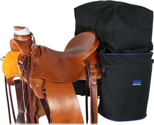 Miniatura 10 de TrailMax Bolsas de alforja sobre la silla de montar; bolsas de alforja se adaptan a la mayoría de las sillas de montar occidentales; ideales