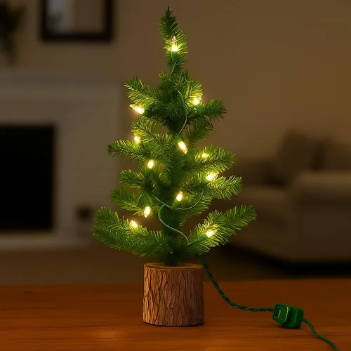 Miniatura 4 de Novelty Lights Mini cadena de luces transparentes de 5.5 pies con 10 bombillas en cable verde, luces incandescentes no conectables para botellas