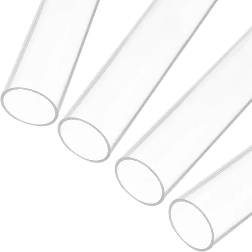 Miniatura 10 de MECCANIXITY Tubo Redondo Rígido Transparente de Acrílico 6mm (1/4") ID 8mm (5/16") OD 356mm para Lámparas y Linternas, Sistema de Refrigeración por
