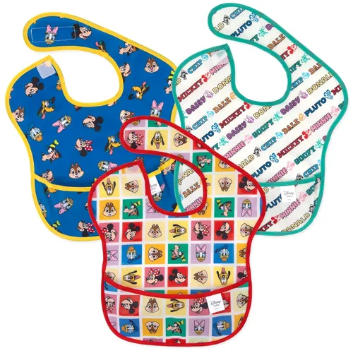 Miniatura 17 de Baberos Bumkins para Niña o Niño, SuperBib para Bebé y Niño Pequeño de 6-24 Meses, Imprescindible para Comer, Alimentar, Suministros de Destete LED