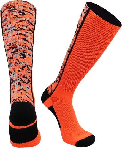 Miniatura 33 de TCK Calcetines de béisbol para jóvenes, niños u hombres, con diseño de camuflaje digital y longitud hasta por encima de la pantorrilla