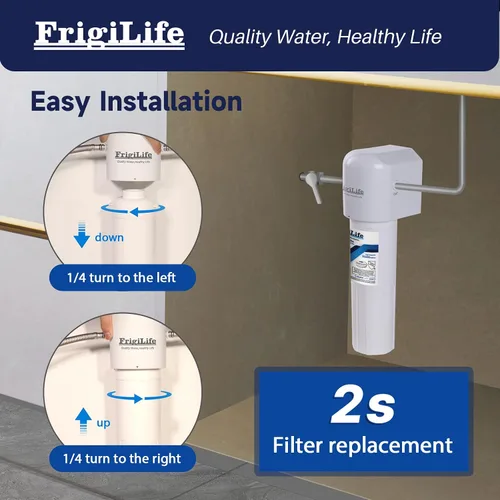 Miniatura 4 de Filtro de agua de repuesto para sistema de filtro de agua para debajo del fregadero, 22000 galones de ultra alta capacidad, elimina el 99% de plomo