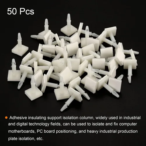 Miniatura 3 de PATIKIL Separador adhesivo, paquete de 50 unidades de soporte de aislamiento de montaje inverso, columna de aislamiento, espaciador de PCB, altura