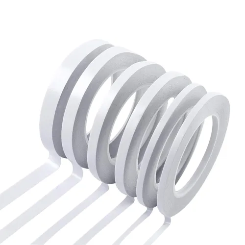 Cinta de Doble Cara para Artes, Manualidades, Fotografía, Álbumes de Recortes, Rasgón a Mano, Respaldo de Papel (6 Rollos) (Ancho: 6 mm/ 9 mm/ 12