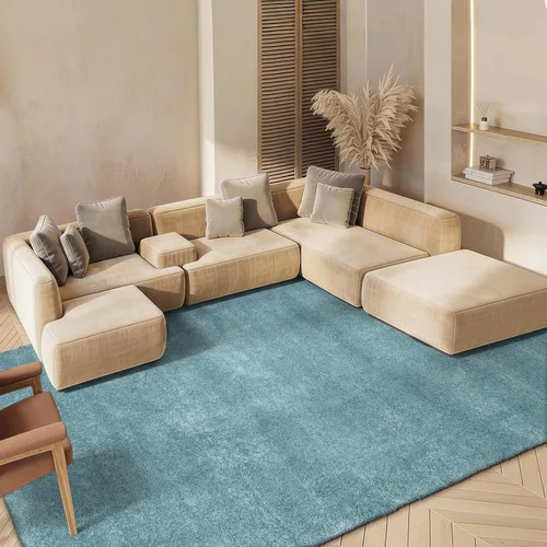 Miniatura 215 de SAFAVIEH Accent Rug 2'x3' - Milan Shag Collection - Modern Design, Dark Beige, Ultra Plush Thick Pile, Ideal for Bedroom, Nursery, Living Room
