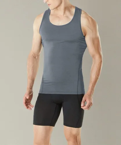 Miniatura 6 de HIBETY Paquete de 3 o 5 camisetas sin mangas de compresión para hombre, capa base, camisetas de compresión fresca y seca