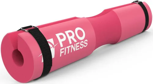 Miniatura 7 de ProFitness Almohadilla de mancuernas de pesas para sentadillas - Soportes para sentadillas, desplantes estancadas y de ejercicio en banco para Rojo