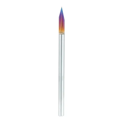 Miniatura 11 de Amana Tool Spektra Extreme Tool Life - Broca de carburo sólido recubierta para señalización y grabado, 45771-K, grabado de 30 grados, ancho de punta