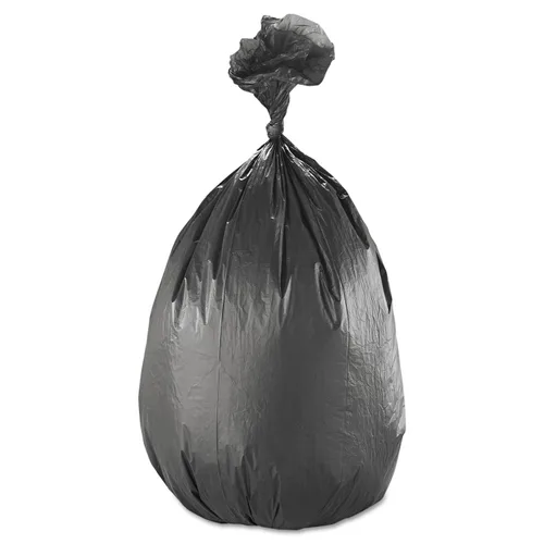 Miniatura 24 de Inteplast Group - Bolsas de basura comerciales de alta densidad, 60 L, 8 micrones, 61x83.8 cm, color negro, 50 bolsas/rollo, 20 rollos/cartón