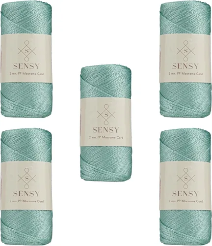 Miniatura 25 de Sensy Premium Cuerda de Poliéster de 2mm 251 Yardas Cuerda de Polipropileno 100% Cordón de Macramé 2mm Cordón para Bolsa de Ganchillo Cuerda
