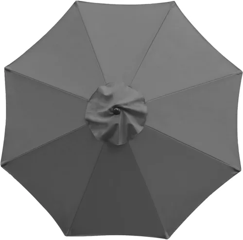 Miniatura 14 de Sombrilla de repuesto Sunnyglade de 9 pies para patio, toldo de mercado para exteriores con 8 varillas Canela