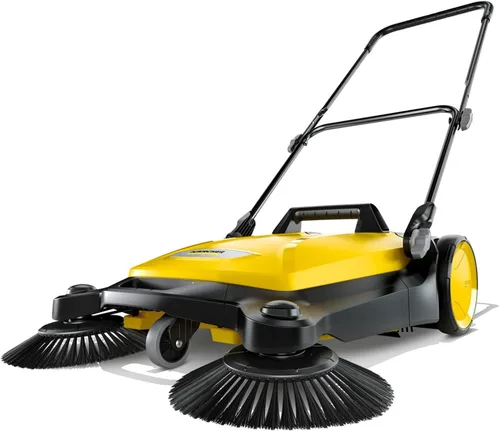 Miniatura 10 de Kärcher Walk Behind Outdoor Push Sweeper S 4 Twin Go!Más para talleres, aceras, entradas o garajes con agarrador de desechos de 5.25 galones, ancho