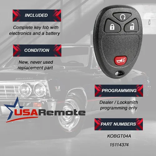 Miniatura 3 de Control remoto para llave de coche sin llave compatible con Chevy HHR Uplander/Buick Terraza/Pontiac Montana/Saturn Relay 2005 2006 2007 2008 2009